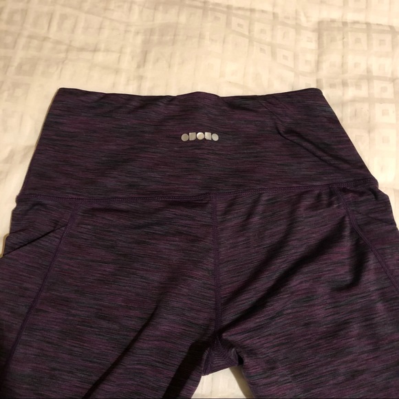 Heather purple leggings. - Picture 2 of 6